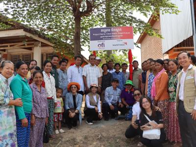 World Vision and Olam Outspan Celebrate Handover of Piped Water System