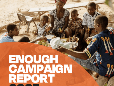 ENOUGH Campaign 2025 Report - West Africa - Cover Page
