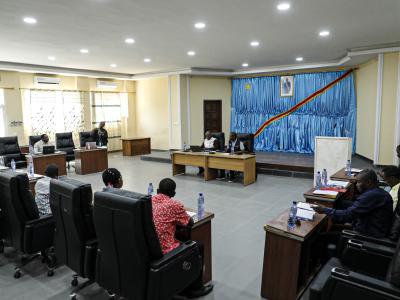 Authorities, partners and WV staff during the workshop