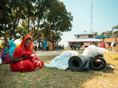 Sabita at the distribution centre