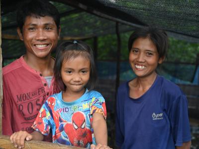 Kasua and his family.