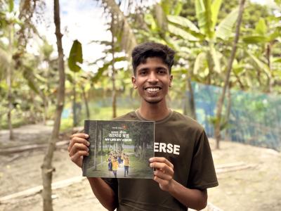 Durjoy, our sponsor child from Bagerhat