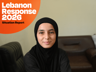 Cover of World Vision Lebanon’s 2026 Situation Report, featuring Nour, 11, whose story highlights the impact of displacement on children in Lebanon.
