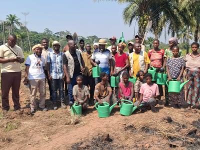 Minister delegation visits the GAINS project participants