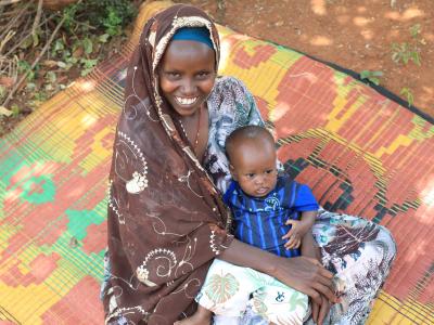 Timira and her son Muaris