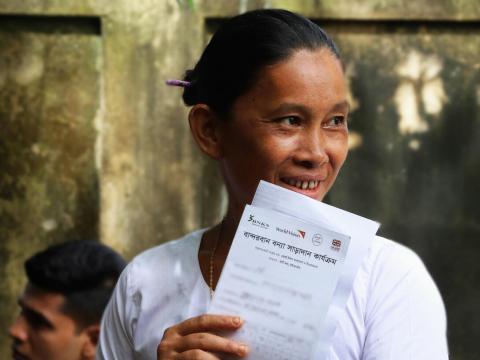 After natural disasters, people are dependent on humanitarian disaster management relief efforts to provide basic necessities. Cash and vouchers are an enabler to financial inclusion and provide beneficiaries with dignity and choice.