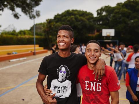 Two young leaders