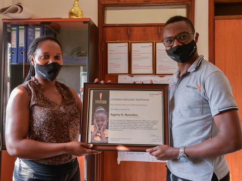 World Vision staff in Uganda