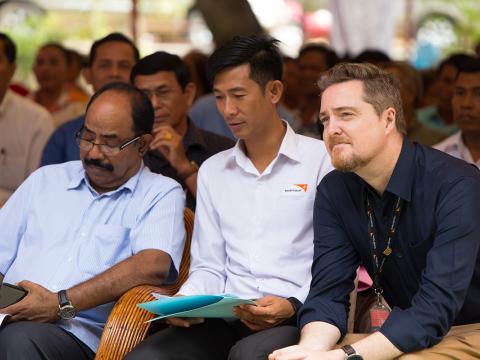 World Vision staff in Cambodia