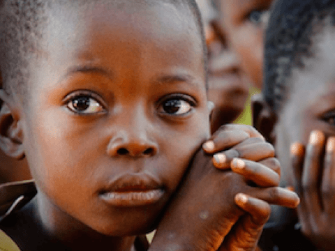 Child from Africa, close-up