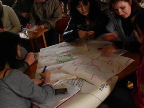 Youth and young adults participate in a Making Sense of Turbulent Contexts (MSTC) workshop