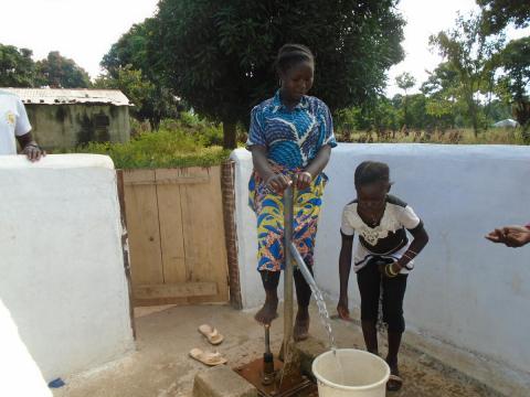 Mirabelle, a 17 years old girl, from the Mbimang district, Bocaranga Sub Prefecture
