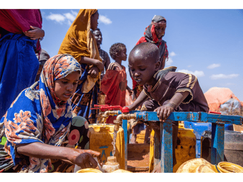 Drought displacement in Somalia