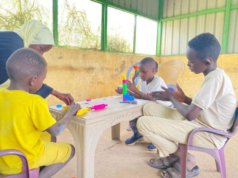 Children playing