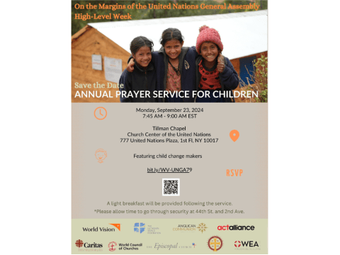 UNGA Prayer Service 2024 Flyer