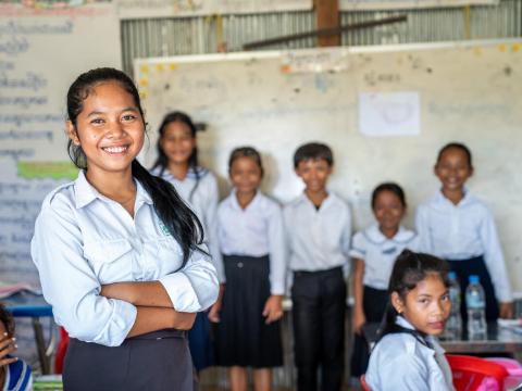 Nita inspires change in her community as a sponsored child