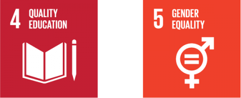 SDGs 4 and 5 - Sustainable Development Goal 4, Quality Education and Sustainable Development Goal 5, Gender Equality 