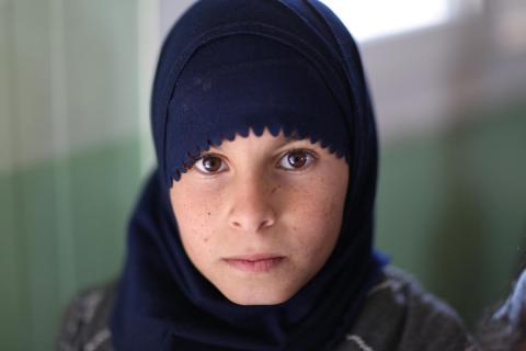 An IDP girl in the Kurdistan Region of Iraq
