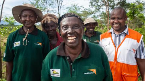 World Vision FMNR staff and volunteers combat climate change in Kenya