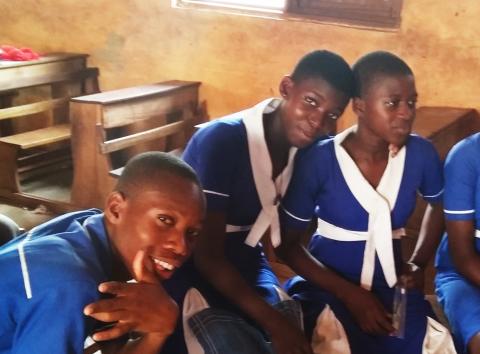 Mary and friends in school