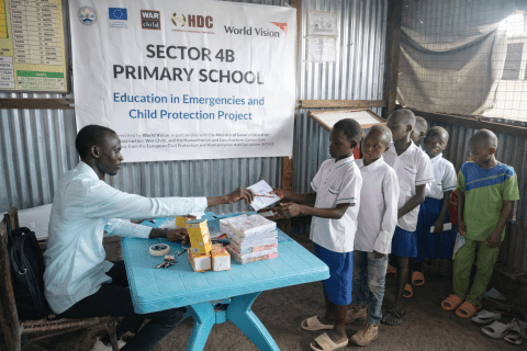 Students in Malakal PoCt