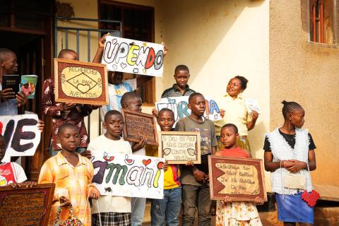 Children in Beni use art and community activities to share their hope and the transformation they want to see in the world.