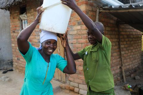 Tinashe loves to assist with home chores when he is not herding cattle