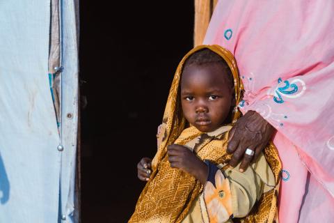 Farchana Refugee Camp school cook