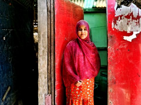 Humaira at Rohingya Camp