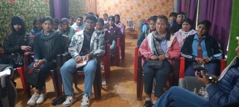 Pratiksha and friends take part in CSE training