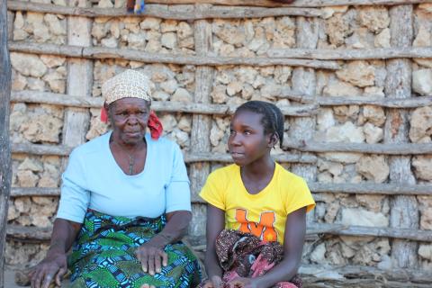 Lucia and Her Granddaughter 