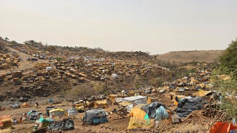 Displacement camp, North Darfur, Sudan, 2026,