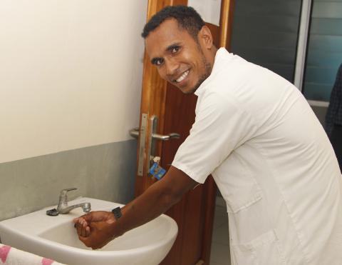 water supplies to health centre