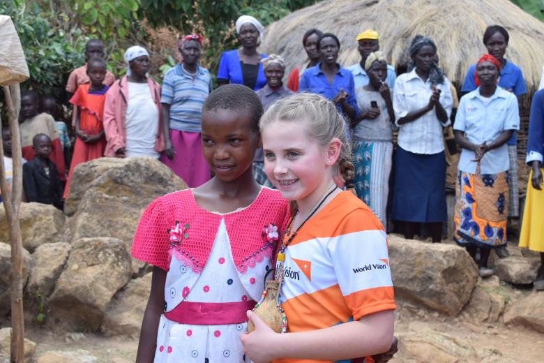 A unique friendship between Maurine (12) and Addyson (10 has changed lives in communities.©World Vision/Photo by Sarah Ooko