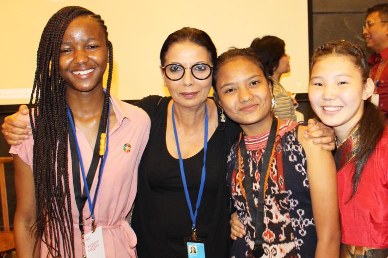 Young leaders at the high level political forum at the UN