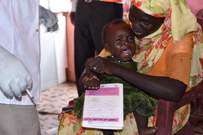 ECHO emergency funding supports World Vision to provide free services such as vaccination against life threatening