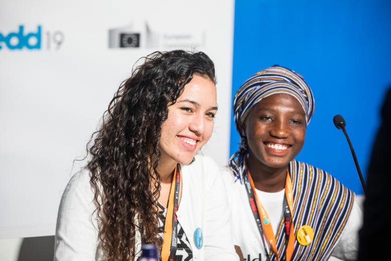 At the European Development Days, Samila presented research she and a group of nine young people had conducted in Brazil, looking at issues of violence against children.