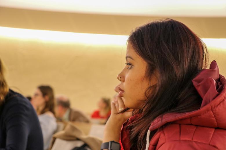 Dibya speaks out about her experience of child marriage at the United Nations CRC anniversary