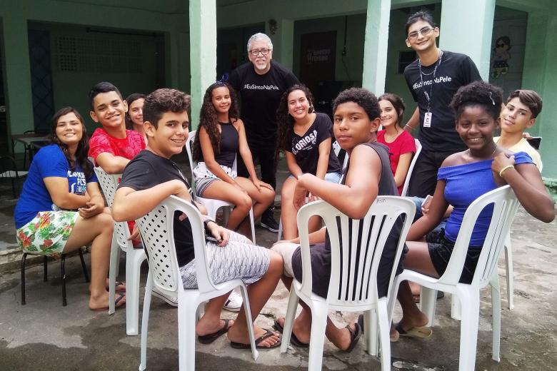 Patricio and youth leaders