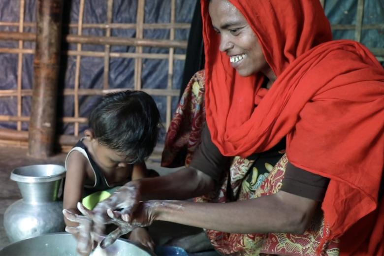 World Vision helps to prevent Corona Virus at Rohingya camps