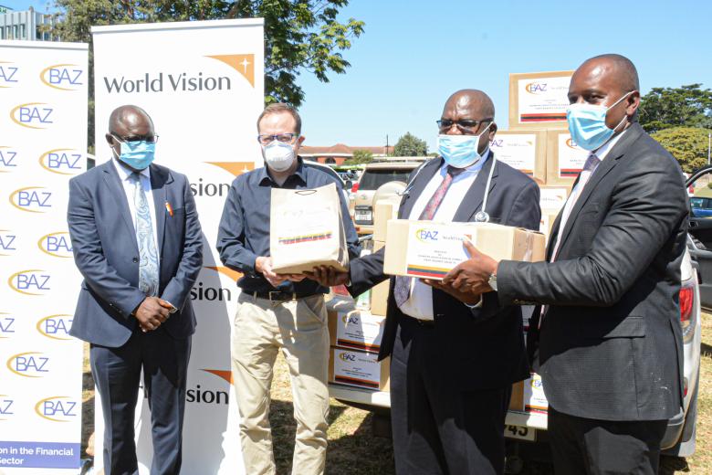 Donation of the medical materials