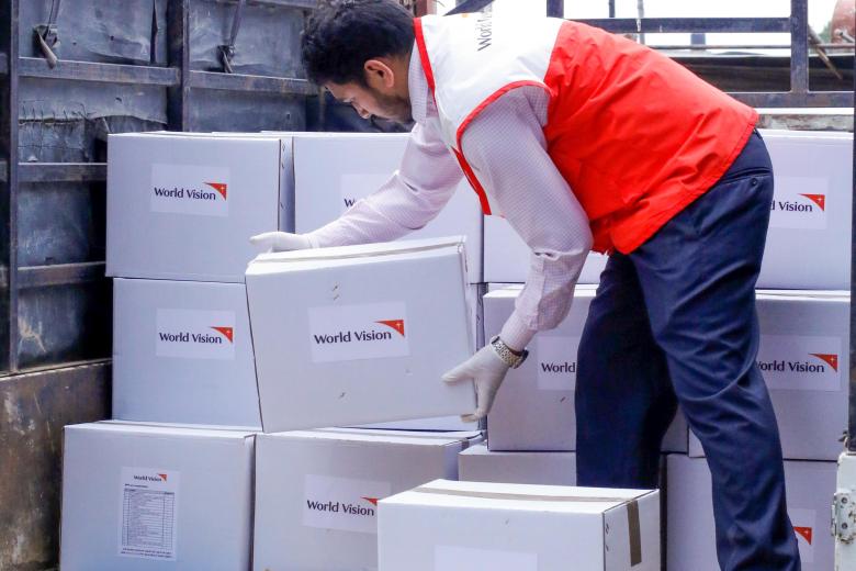 World Vision International Nepal supported 1,000 Personal Protective Equipment (PPE) and 120 IR thermometers to the Government of Nepal