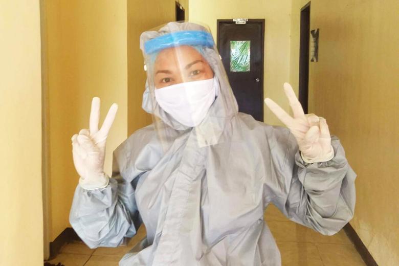 former sponsored child on the front lines of COVID-19 response