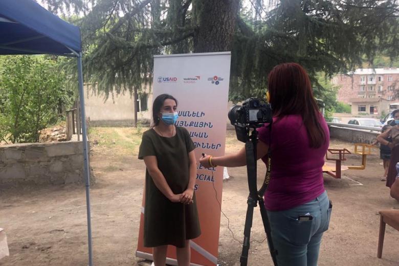 Delivering equipment to strengthen the field of social work in Armenia