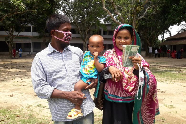 World Vision Bangladesh supported cash grants over 18,000 families worth 65 million BDT