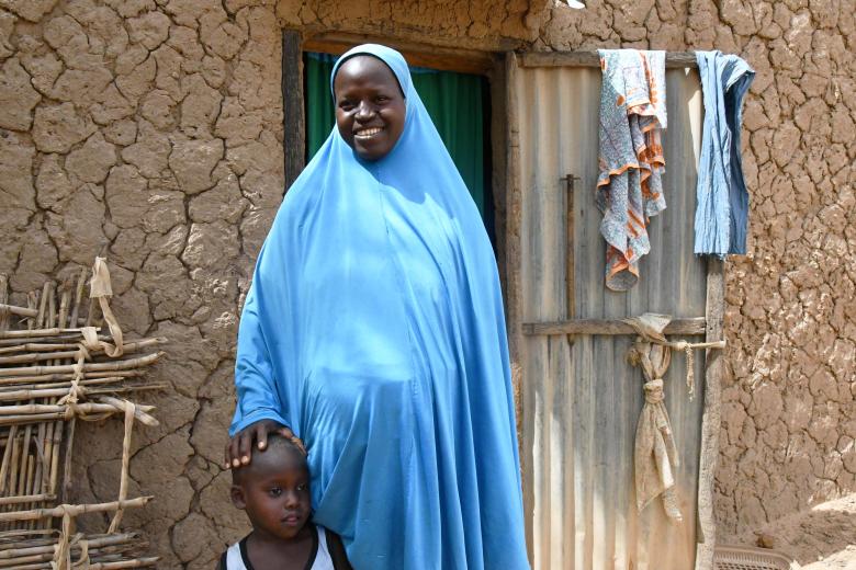 Salamatou and her first born Abdoul_Malik