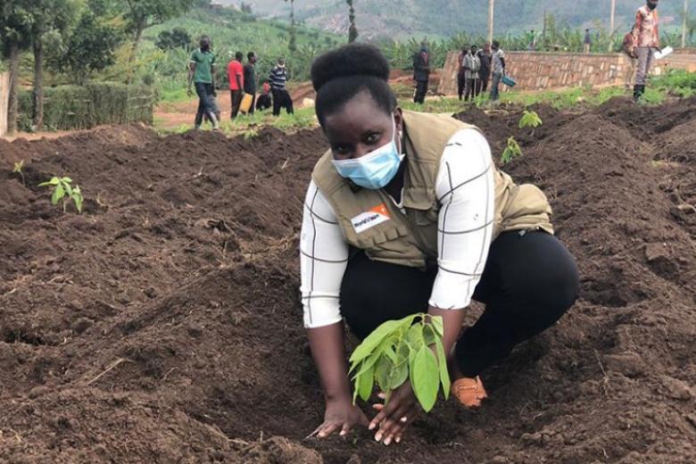 Monica representing World Vision