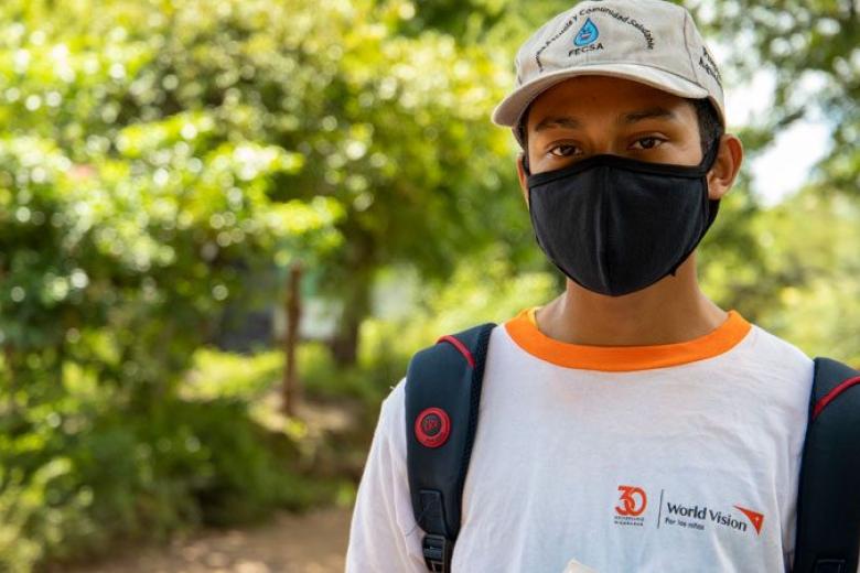 Isaac is a teen leader looking after the health of his community.