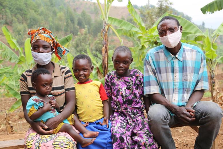 Emmanuel now supports his family via savings groups after receiving mindset change training