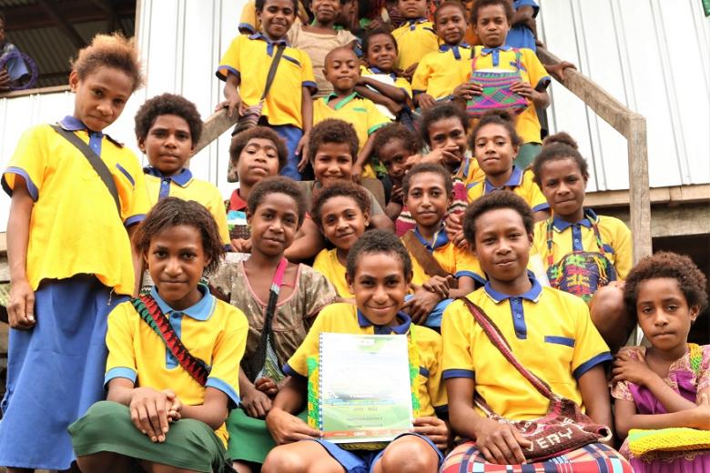 Ngariawang 2 Elementary School Students